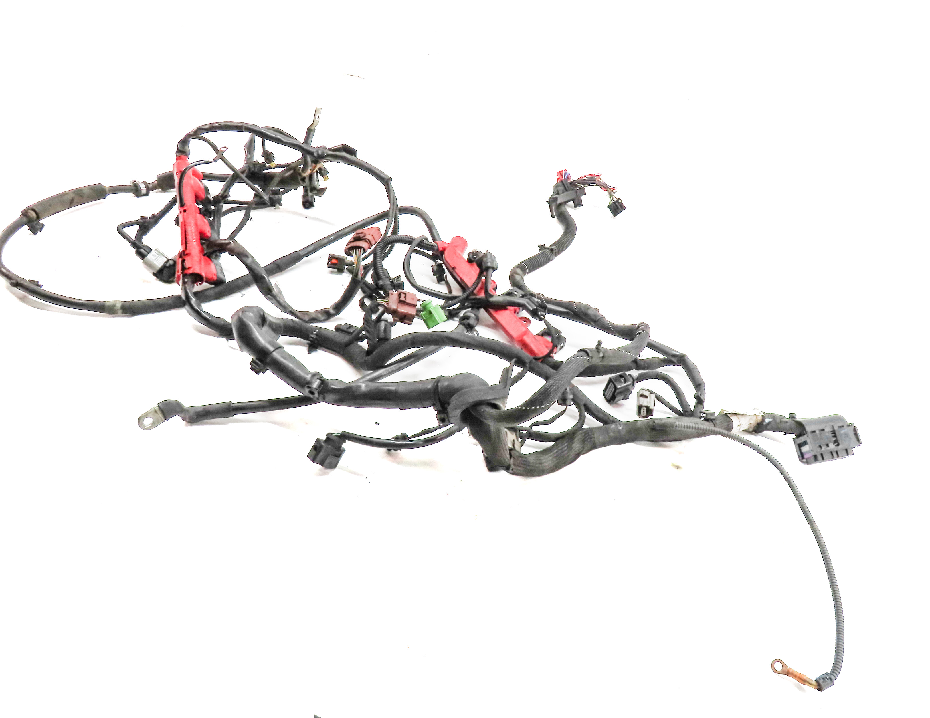 2013 AUDI Q7 (4L) 3.0L SUPER (CTWB) ENGINE MOTOR WIRE WIRING HARNESS LOOM — exact item pictured
